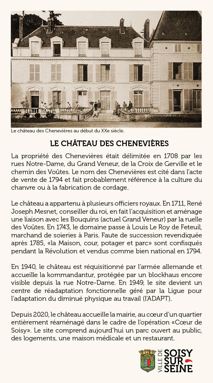 LE CHATEAU DES CHENEVIERES
